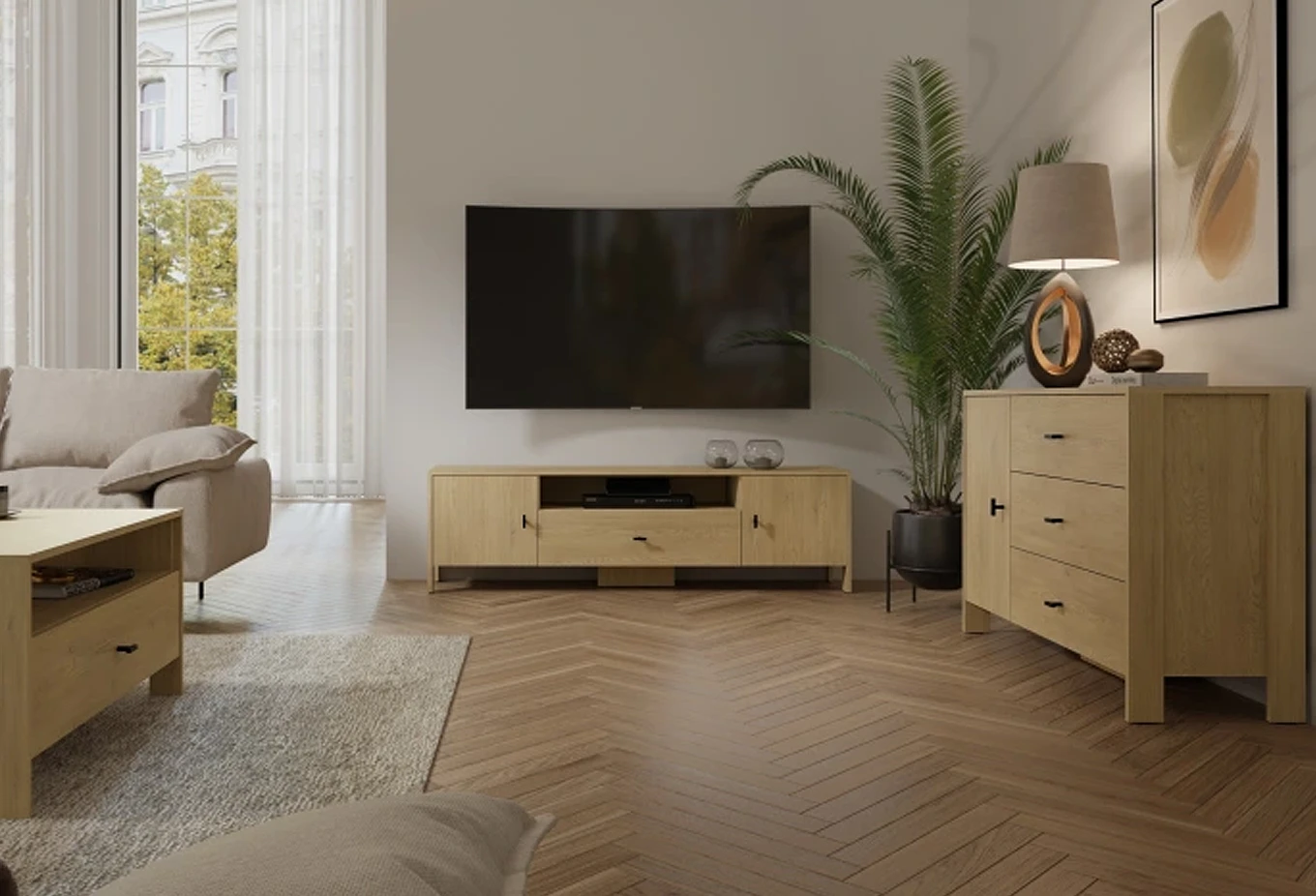 Nowoczesna komoda do salonu – jakie modele są obecnie najmodniejsze?